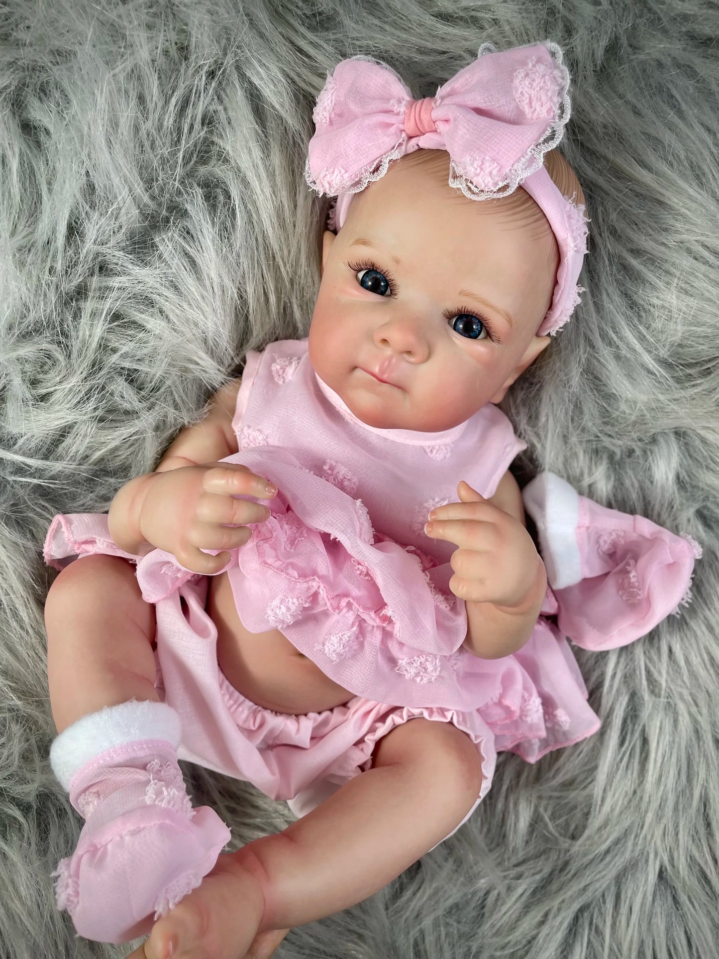 18 Inch Bettie Full Body Soft Silicone Vinyl Girl Reborn Baby Doll With Painted Lifelike Hair Bebe Reborn Toys