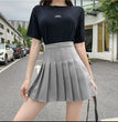 2024 White Women Pleated Skirts Summer High Waist Zipper Girls Dancing JK Mini Skirts Black Fashion Student A Line Faldas