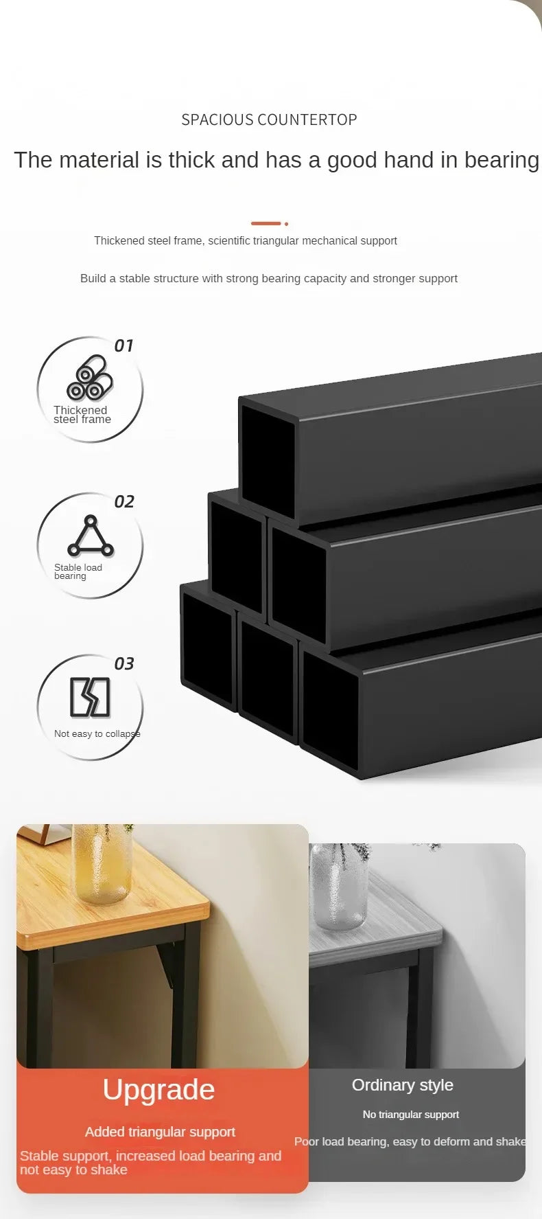 Modern Sofa Gap Table Narrow Side Table Multi-functional Living Room Tea Table Bedside Storage System Space-Saving Coffee Table