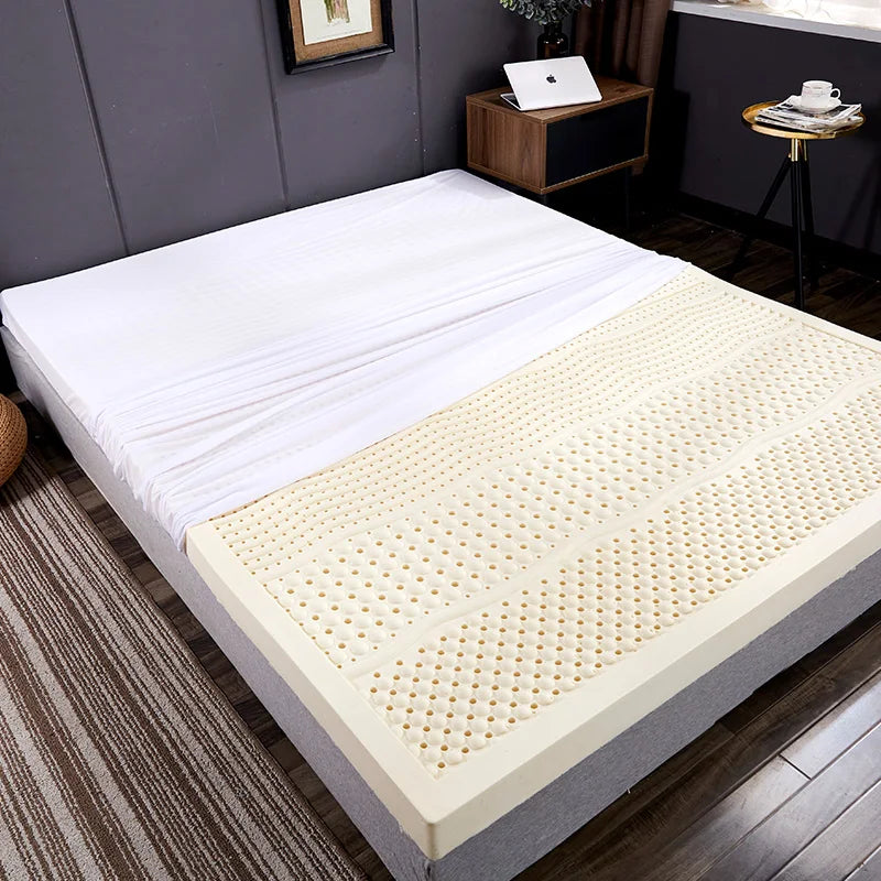 100% Thailand natural latex mattress imported natural rubber pure mattress 1.8m bed 1.5m thickened home dormitory cushion mat