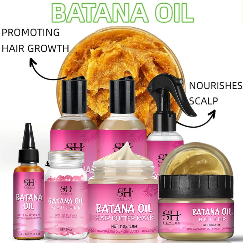 Natural 100% Pure Batana Oil For Hair Growth Batana Oil Butter Hair Mask From Honduras Hair Loss Treatment For Black Men & Women