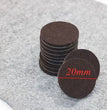 20mm Felt Chair Leg Pads 5mm Thick Floor Scratch Protector Mat Mute Non-slip Self Adhesive DIY Furniture Accessories