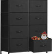 Dresser for Bedroom Tall Drawer Dresser Organizer Storage Drawers Fabric Storage Tower with 8 Drawers, Chest of Drawers