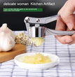 Garlic Press Mincer Stainless Steel Multifunction Crusher Kitchen Cooking Ginger Squeezer Masher Handheld Ginger Mincer Tools