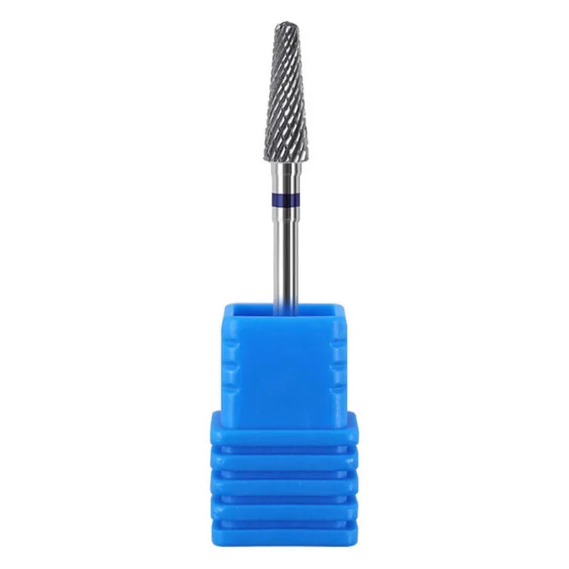 Nail Drill Bits for Acrylic Gel Nails Tungsten Carbide Nail Bits for Nail Drill E-file Bits Manicure Pedicure Remover Tools