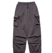 Y2K Parachute Black Pants Women Hippie Streetwear Oversize Pockets Cargo Trousers Harajuku Wide Leg Baggy Sweatpants