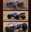 1:16 70KM/H Or 50KM/H 4WD RC Car With LED Remote Control Cars High Speed Drift Monster 4x4 Truck for Kids vs Wltoys 144001 Toys