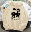 Omori hoodies women funny Winter  sweat y2k graphic sweater women Kawaii tracksuit