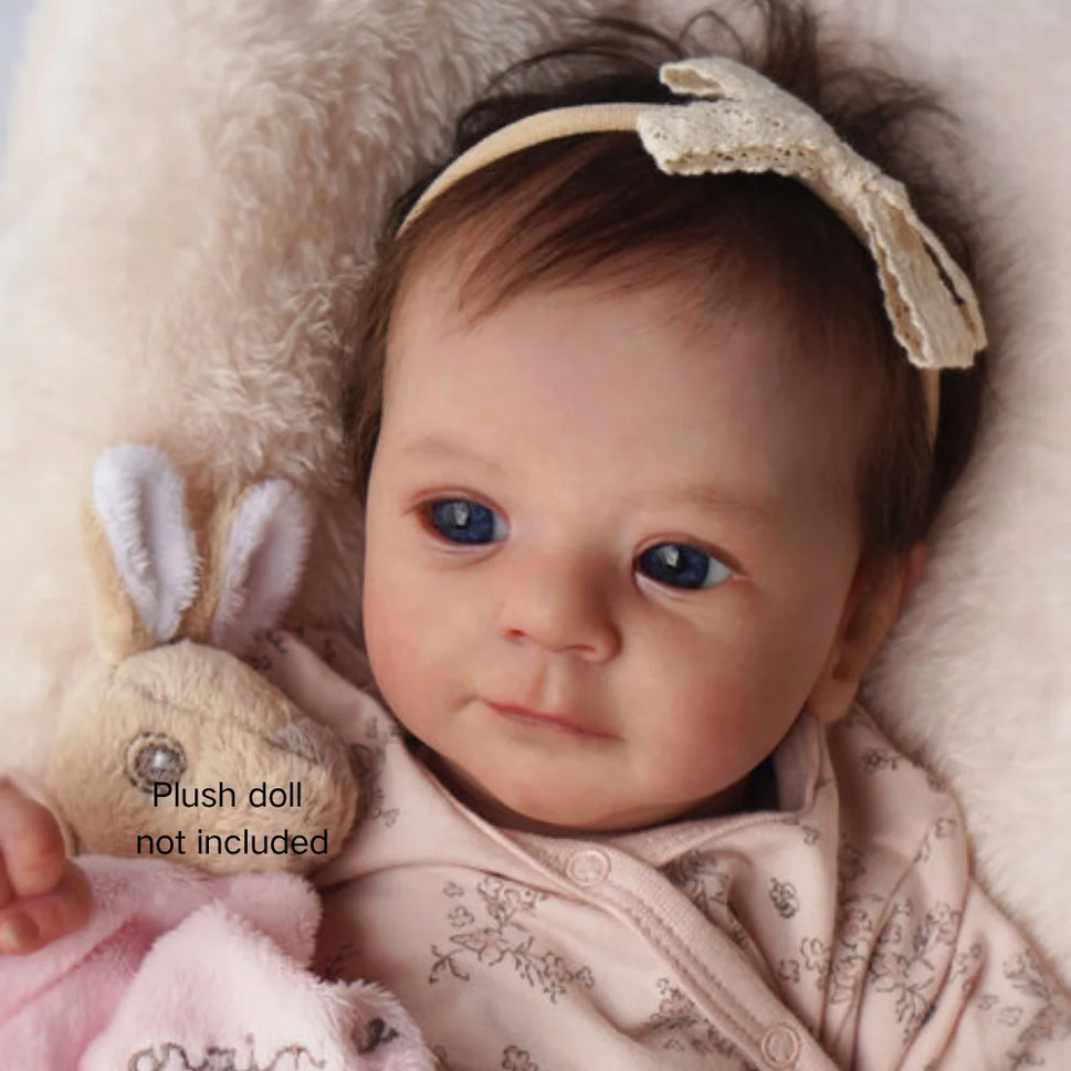 18 Inch Lifelike Finished Reborn Dolls Felicia Silicone Vinyl Or Cloth Doll Adorable Newborn Girl Birthday Christmas Gift Toy