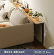 Modern Sofa Gap Table Narrow Side Table Multi-functional Living Room Tea Table Bedside Storage System Space-Saving Coffee Table