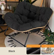 X&D Human Bird Nest Rattan Weaving Rocking Chair Leisure Sofa Home Balcony Single Lazy Sofa Rocking Chair Rattan Chair Can Sleep