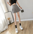 2024 White Women Pleated Skirts Summer High Waist Zipper Girls Dancing JK Mini Skirts Black Fashion Student A Line Faldas