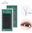 GLAMLASH L/LU/M W Shape Eyelash Extension 3D Premade Volume Fan Lashes W Style YY Lashes Faux Mink Volume Lashes Natural Eyelash