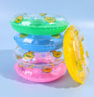 2/4/6/10Pcs Kids Mini Swim Ring Bath Toy Summer Fun Swimming Pool Float Ring Toys for Rubber Ducks Dolls Inflatable Bath Toy