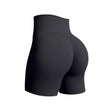 2024 New Summer Solid Yoga Shorts Chic Simple Style High-waisted Hip Lift Women's Sports Shorts