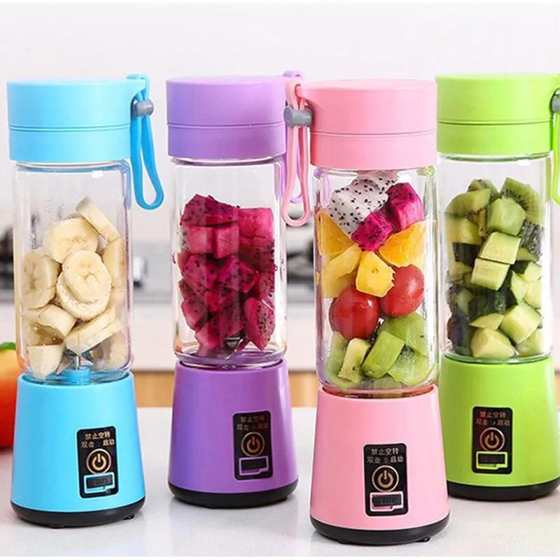 Mini Juicer Portable Blender Fruit Milkshake Handheld Electric Juicer USB Rechargeable Multifunction Blender Kitchen supplies