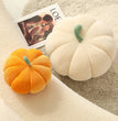 Kawaii Nordic Halloween Pumpkin Plush Toy Plushie Soft Plant Stuffed Doll Holidays Props Decorative Throw Pillow for Kids