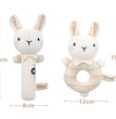 Baby Plush Rattle Cartoon Animals Crib Mobile Bed Bell Toys 0-12 Months Infant Toddler Early Educational Toy for Newborn  Gifts