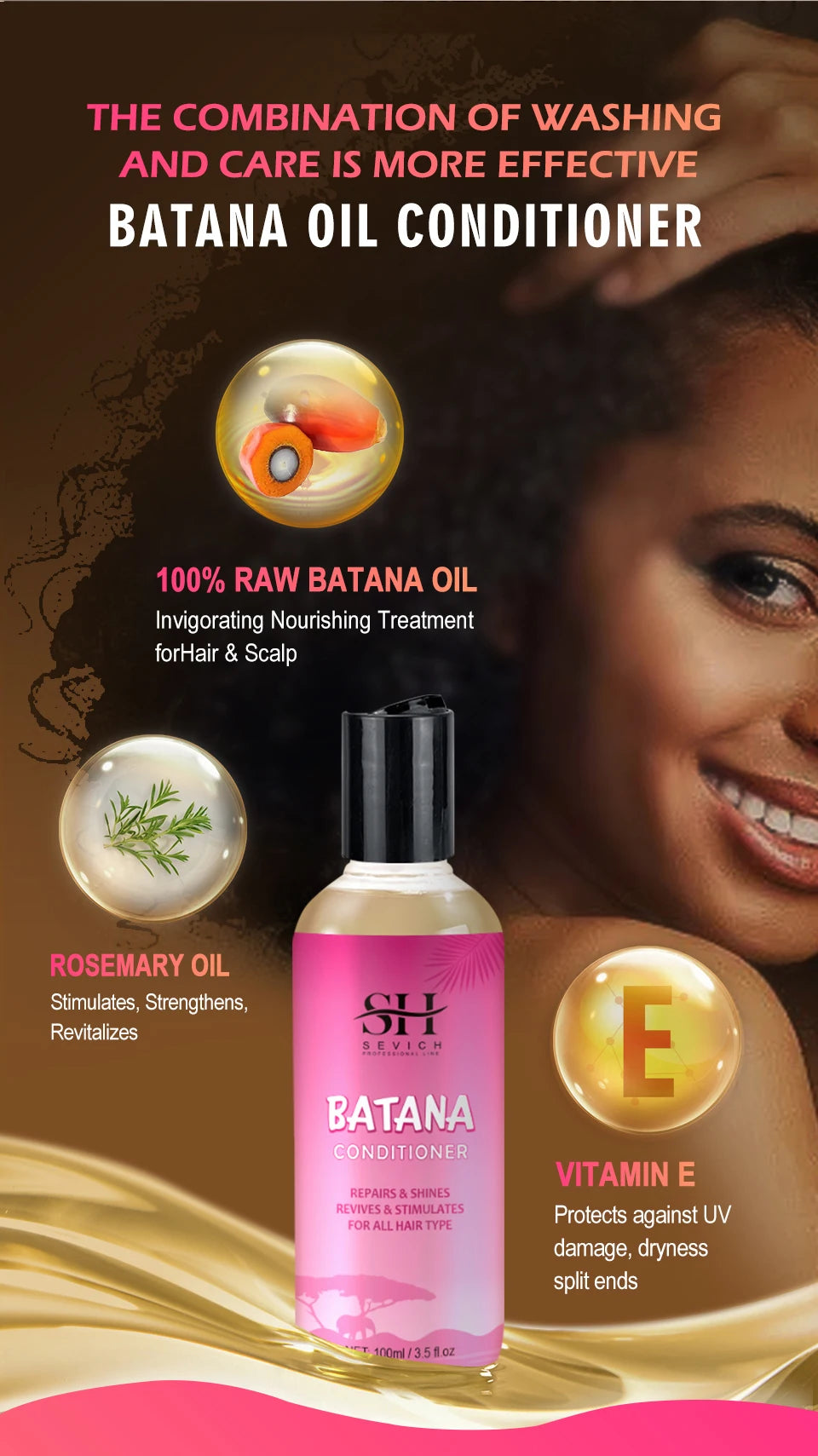 Hair Growth Set Batana Oil Fast Hair Growing Spray Anti Hair Loss Shampoo Scalp Repair Treatment Capsule Oil For Men Women 6pcs