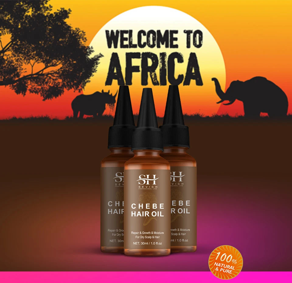 Sevich Chebe Hair Loss Treatment Spray Traction Alopecia Chebe Powder Essential Oil Africa Crazy Hair Growth Products Hair Care