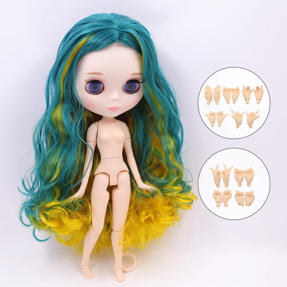 ICY DBS blyth doll 1/6 bjd toy joint body white skin shiny & matte face 30cm on sale special price toy gift anime doll