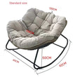 X&D Human Bird Nest Rattan Weaving Rocking Chair Leisure Sofa Home Balcony Single Lazy Sofa Rocking Chair Rattan Chair Can Sleep