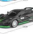 1/18 RC Car LED Light 2.4G Radio Remote Control Sports Cars For Children Racing High Speed Drive Vehicle Drift Boys Girls Toys