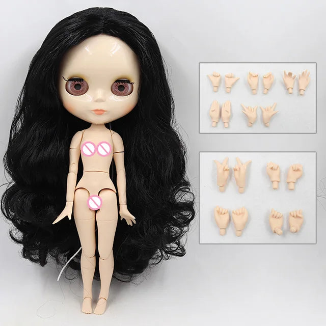 ICY DBS blyth doll 1/6 bjd toy joint body white skin shiny & matte face 30cm on sale special price toy gift anime doll