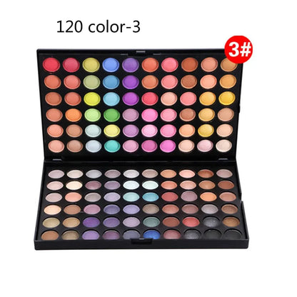 Makeup Set Kit 120 Color Make up Pallete Nude Eye Shadow Professional Shimmer Matte Glitter Eyeshadow Waterproof Shadows Palette