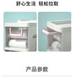 16cm Narrow Gap Bathroom Cabinet Drawer Style Home Kitchen Fridge Side Cabinet Simple Bathroom Ultra Narrow Gap Rack