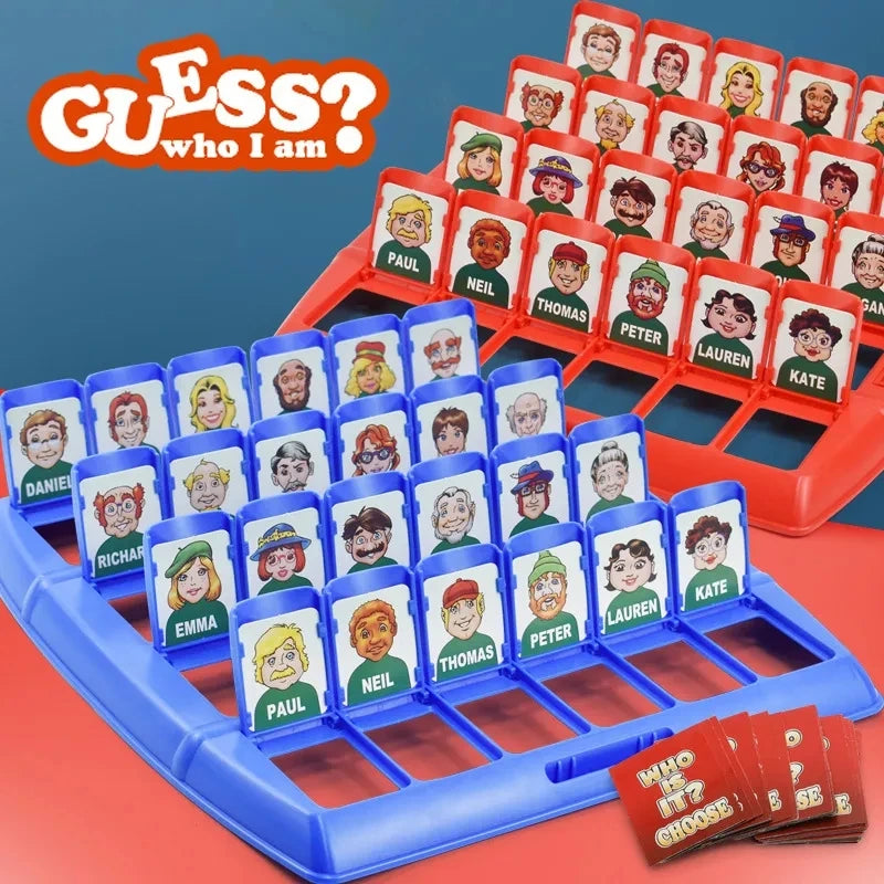 Guess Who Game Family Interation Card Toy Board Guessing Memory Training Parent Child Leisure Time Party Indoor Games Gift