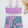 Drawstring Front Shorts Bikinis 2024 High Waist Swimsuit Women Swimwear Female Bathers Bathing Swimming Swim Suit Beachwear