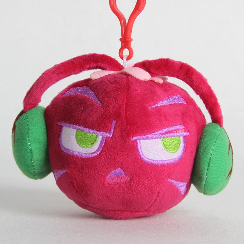 Plants vs Zombies Plush Pendant Toys Peashooter Cherry Bomb PVZ Sunflower Squash Split Pea Soft Stuffed Doll Bag Charm Kids Gift