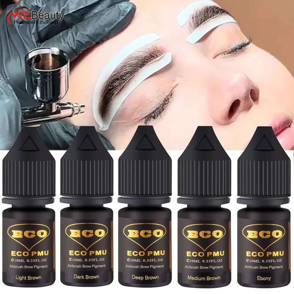 Eyebrow Tint Airbrush Brow Pigment for Hybrid Dye&Tint 10ml Tattoo Ink Supplies Tinta para tatuar Maquiagem Makeup Maquillaje