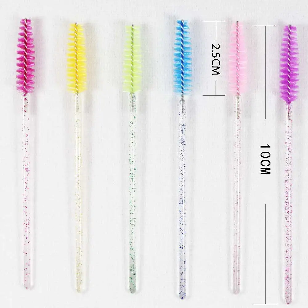 5/50 PCS Disposable Silicone Gel Eyelash Brush Comb Mascara Wands Eye Lashes Extension Tool Professional Beauty Tool For Women