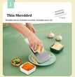 Kitchen Manual Vegetable Slicer Stainless Steel Vegetable Slicer Shredder Cutter Potato Shredders Garlic Carrot Grater Chopper