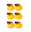 6/12/24pc Bath Duck Toys Yellow Rubber Ducks Squeak & Float Ducky Baby Shower Pool Toy for Toddlers Kids Boys Girls