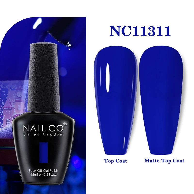 NAILCO 15ml Nail Gel Polish Vernis Semi Permanent UV Varnish Nails Art Manicure Design TOP BASE Hybrid Nail Supplies Nail Glue