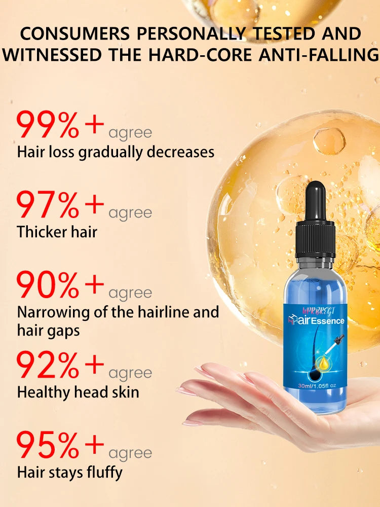 Hair growth essential oil, effectively repair baldness and hair loss, new hair growth