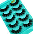 5pairs Classic Hybrid Volume Lashes New Arrival Wispy D Curl Short Russian Strip Lashes Makeup False Eyelashes