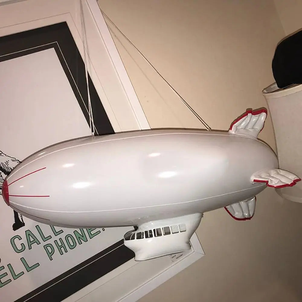 PVC Inflatable Airship Model Spaceship Toys for Kid Children Birthday Gift Inflatable Summer Outdoor Funny Toys