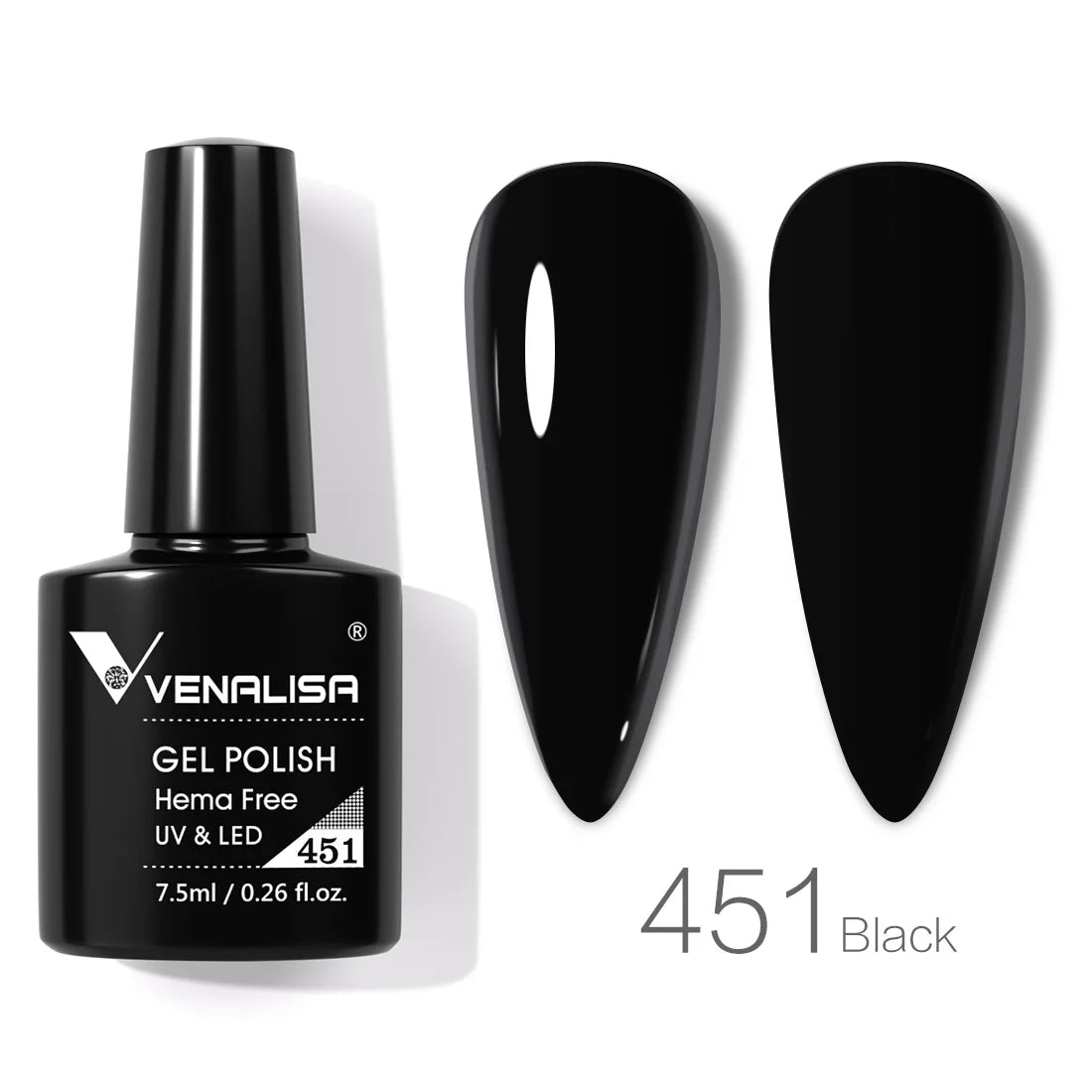 Venalisa Nail Gel Polish 7.5ml HEMA FREE Soak Off UV LED Gel Varnish Full Coverage Super Texture Gorgeous Nail Manicure