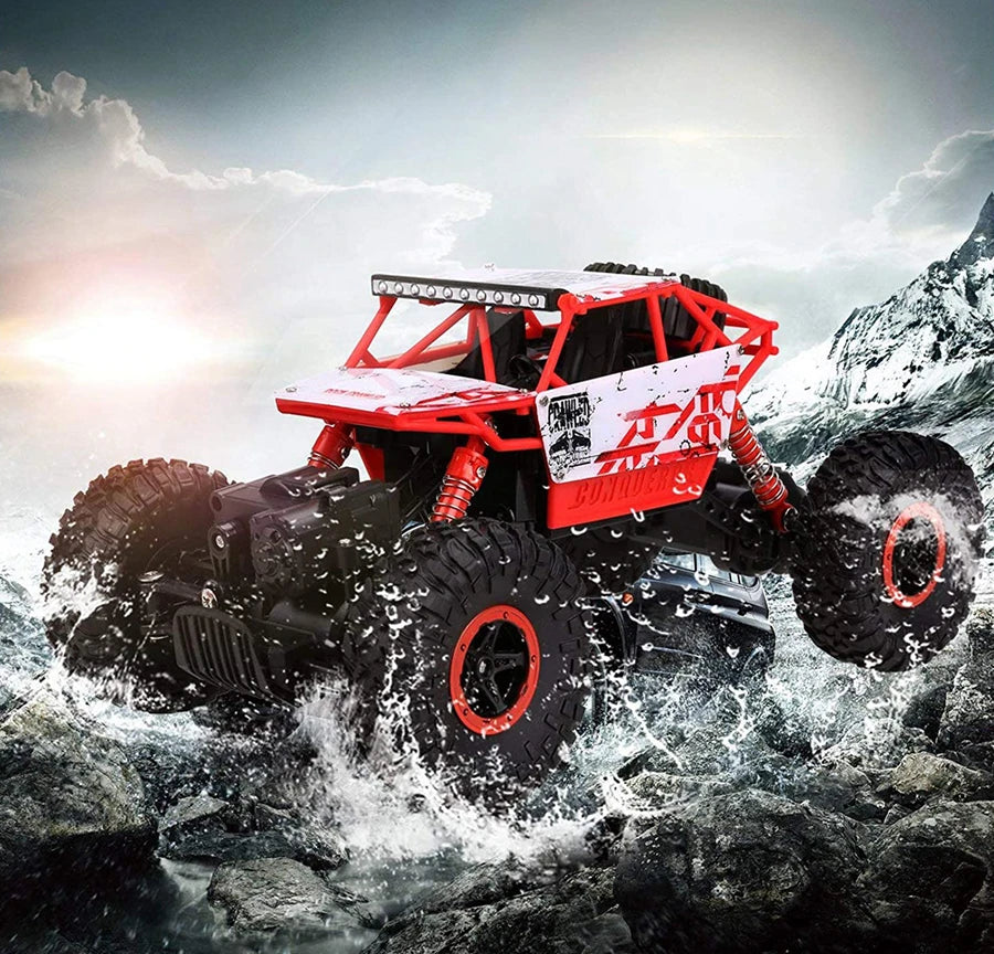 4WD Remote Control Car With Led Lights Radio RC Buggy Off-Road Drift Trucks RTR Vehicle Gifts Toys for Children Boys Kids Adults