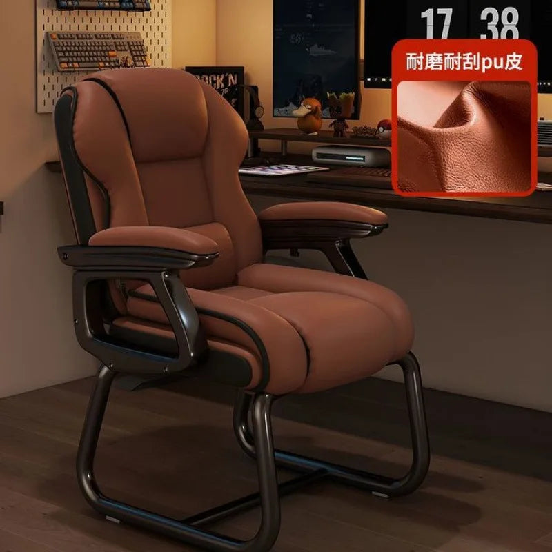 Computer Chair Comfortable Sitting Bow Shaped Reinforced Office Chair Reclining Sofa E-sports Boss Chair Dropshipping New