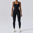 Fitness Seamless Jumpsuits Woman Sleeveless Thread Fashion Casual Outdoors Overalls for Women Corset One Pieces Pants Sets