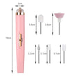 5 in 1 Electric Nail Polish Drill Machine With Light Portable Mini Electric Manicure Art Pen Tools For Gel Remover