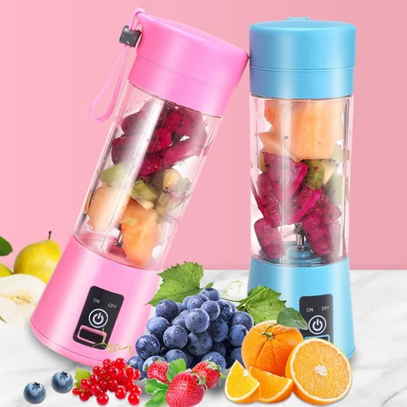 Mini Juicer Portable Blender Fruit Milkshake Handheld Electric Juicer USB Rechargeable Multifunction Blender Kitchen supplies