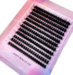 240Ps DIY 5D Fluffy Lash Clusters 100D Thick Eyelash Clusters CC Curl Wispy Individual Lashes 10-20mm Cluster Eyelash Extensions