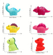 1/6PCS Baby Cute Animals Bath Toy Swimming Water Play LED Light Up Toy Set Float Induction Luminous Dinosaur for Kids Funny Gift