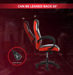 Gaming Chair, Backrest and Seat Height Adjustable Swivel Recliner Racing Office Computer Ergonomic Video Game Chair